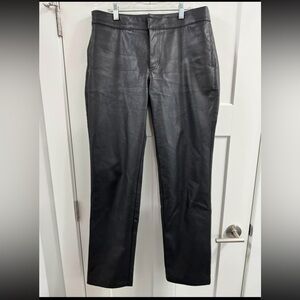 All Things Golden Vegan Leather Pants Size Large